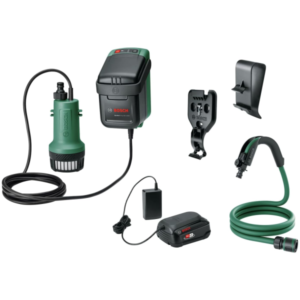 Аккумуляторный насос для дождевой воды Bosch GardenPump 18 (с аккумулятором)