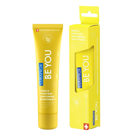 Зубная паста CURAPROX Be You Восходящая звезда (грейпфрут/бергамот, желтая), 60 мл