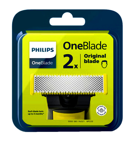 Сменные лезвия Philips OneBlade QP220/50, 2 шт