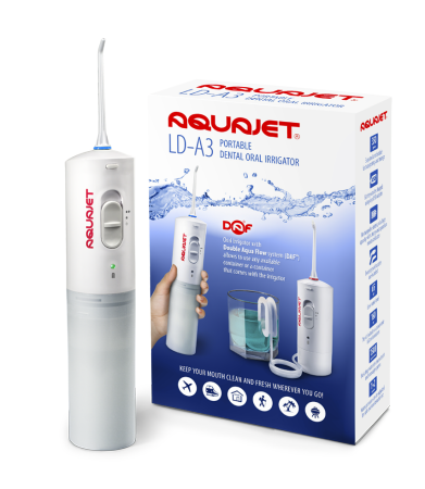 Aquajet LD-А3 портативный ирригатор СЕРЫЙ