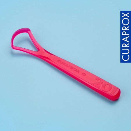 CURAPROX Одиночный скребок для языка (СТС 201) САЛАТОВЫЙ CURAPROX Одиночный скребок для языка (СТС 201) САЛАТОВЫЙ