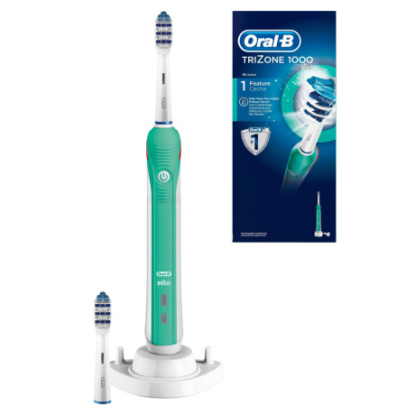 Электрическая зубная щетка Oral-B Trizone 1000 Зеленая (D20.523.1)