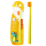 Детская зубная щетка Revyline US 4800, от 3 до 12 лет ЖЕЛТАЯ