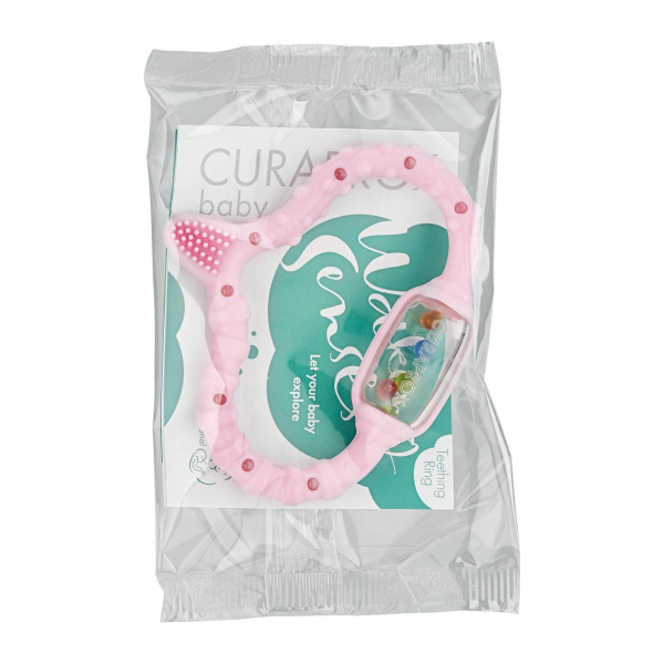 CURAPROX Стимулятор для прорезывания зубов, розовый (Curababygirl) CELLO