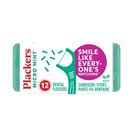 Флоссер Plackers Micro Mint, 12 шт