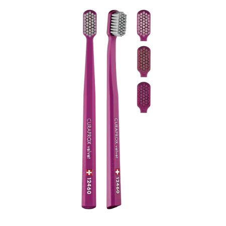 Зубная щетка CURAPROX Velvet (CS 12460) БОРДОВАЯ