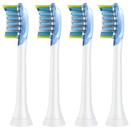 HX9044/17 - насадки Philips C3 Premium Plaque Defence, БЕЛЫЕ (4 шт)