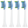 HX9044/17 - насадки Philips C3 Premium Plaque Defence, БЕЛЫЕ (4 шт)