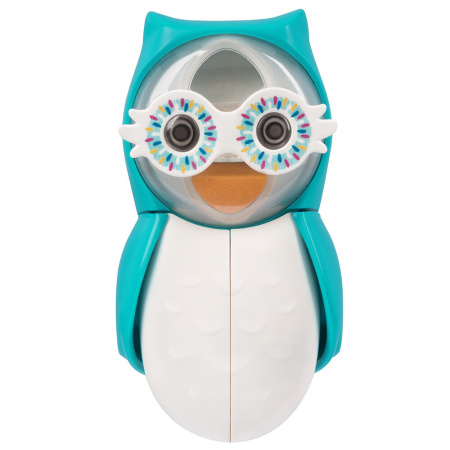 Держатель Flipper OWL SMARTY для зубной щетки со встроенными песочными часами Голубой Держатель Flipper OWL SMARTY для зубной щетки со встроенными песочными часами Голубой