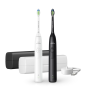 Набор электрических зубных щеток Philips Sonicare Series 5300 HX7109/01 Белая/Черная с футлярами