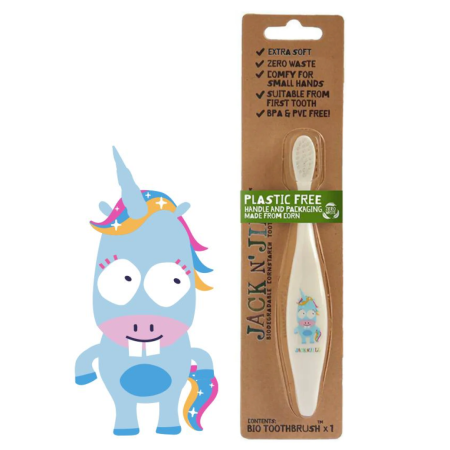 Органическая зубная щетка Jack N' Jill Unicorn - Единорог