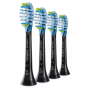 HX9044/33 - насадки Philips AdaptiveClean/Premium Plaque Defence, ЧЕРНЫЕ (4 шт)