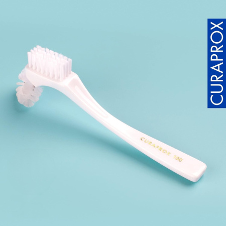 Щетка CURAPROX для ухода за зубными протезами Curadent белая (BDC150)