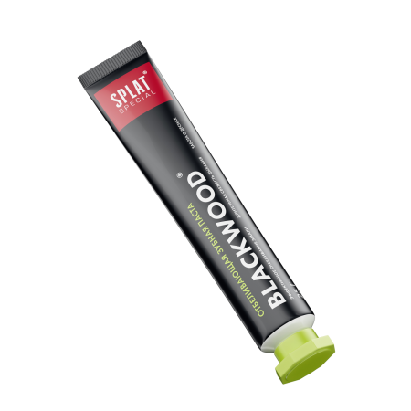 Набор SPLAT Special BLACKWOOD / ЧЕРНОЕ ДЕРЕВО зубная паста 25 г + зубная щетка складная, средняя