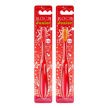 Зубная щетка R.O.C.S. Junior КРАСНАЯ