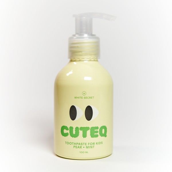 Детская зубная паста White Secret Cuteq Mint Pear Мята и Груша (5-12 лет), 100 мл Детская зубная паста White Secret Cuteq Mint Pear Мята и Груша (5-12 лет), 100 мл