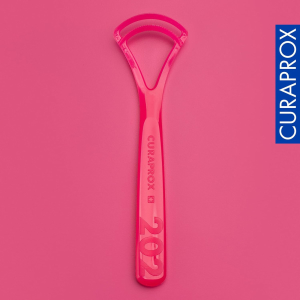 CURAPROX Двойной скребок для языка (СТС 202) САЛАТОВЫЙ