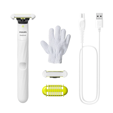 Триммер Philips OneBlade Intimate QP1924/28, белый
