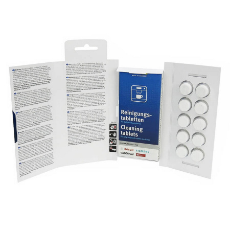 Таблетки для очистки от накипи для кофемашин Bosch Siemens 00311969 (10 шт. х 2,2 г)