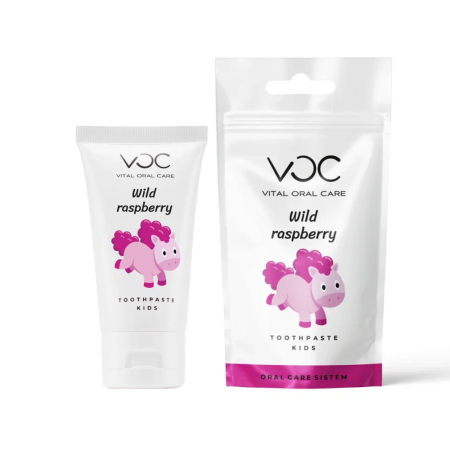 Детская зубная паста VOC kids Дикая малина (0+), 50 мл Детская зубная паста VOC kids Дикая малина (0+), 50 мл