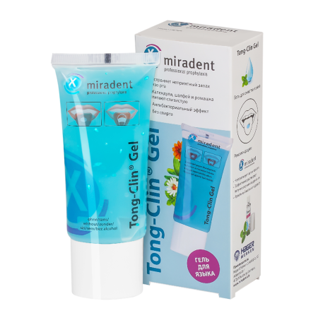 Гель для чистки ЯЗЫКА Miradent Tong-Clin Gel, 50 мл