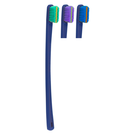 Зубная щетка R.O.C.S. PRO Brackets&Ortho ТЕМНО-СИНЯЯ