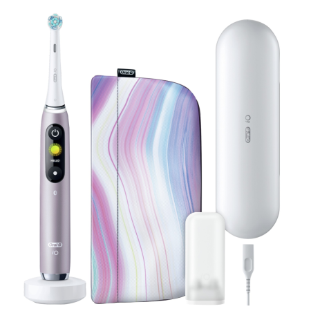 Электрическая зубная щетка ORAL-B iO Series 9 Rose Quartz - iOM9.1A1.5ADH, 2 футляра