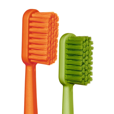 Набор з/щеток Revyline SM 6000 DUO Оранжевая + Хаки (soft-medium), 2 шт.