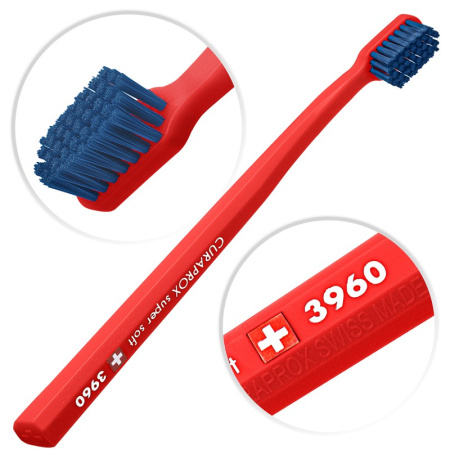 Зубная щетка CURAPROX "supersoft" CS3960 КРАСНАЯ