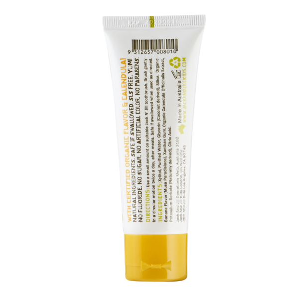 Органическая зубная паста Jack N' Jill Banana - Банан Органическая зубная паста Jack N' Jill Banana - Банан