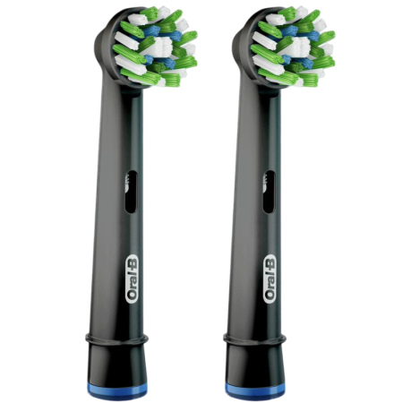 БЛИСТЕР ИЗ 2 насадок ORAL-B Cross Action Black / ЧЕРНЫЕ