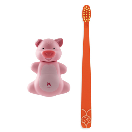 Держатель Flipper FUN Animal с зубной щеткой - Свинка