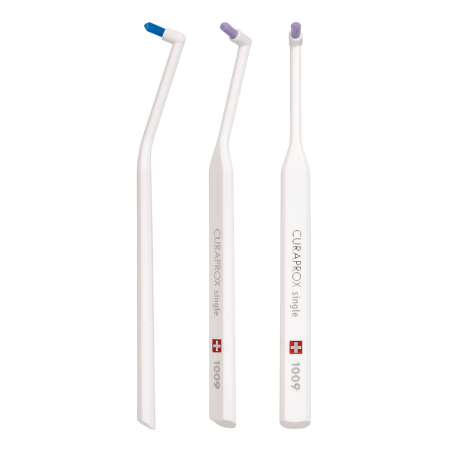 Монопучковая щетка CURAPROX CS1009 БЕЛАЯ