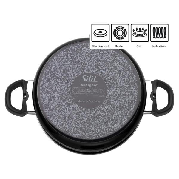 2102303213 Кастрюля Silit Passion Black 16 см, 2 л