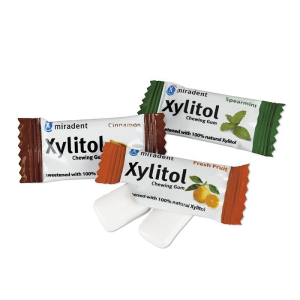 Жевательная резинка Miradent Xylitol - ассорти (200 шт х 2 шт)