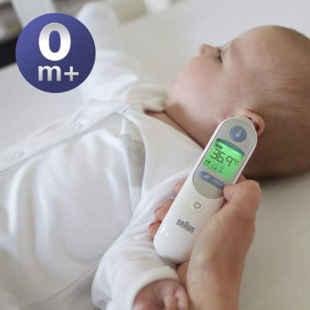 Ушной термометр с подогревом наконечника Braun ThermoScan7 IRT6520, белый Ушной термометр с подогревом наконечника Braun ThermoScan7 IRT6520, белый