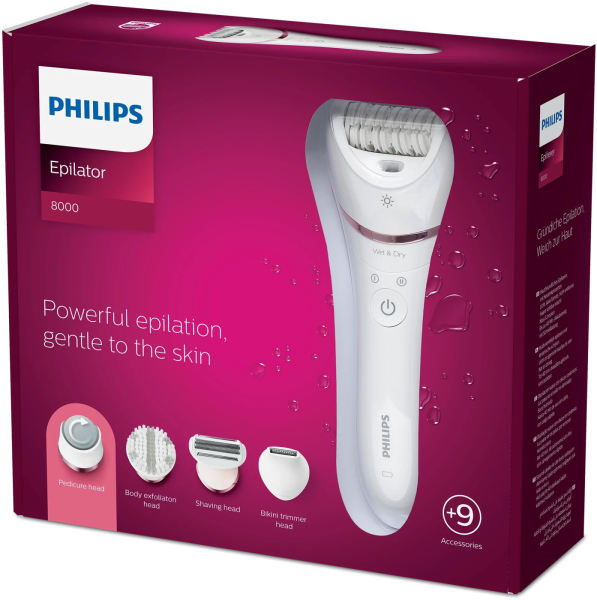 Эпилятор Philips BRE740/10 Series 8000