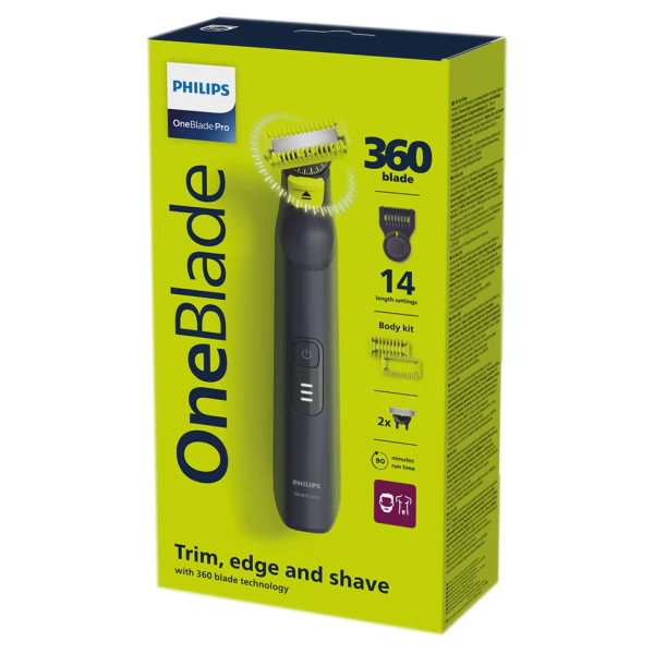 Триммер Philips OneBlade Pro QP6542/15, черный Триммер Philips OneBlade Pro QP6542/15, черный