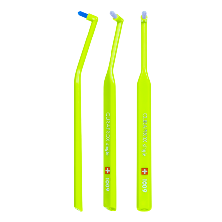 Монопучковая щетка CURAPROX CS1009 САЛАТОВАЯ