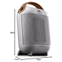 Delonghi Тепловентилятор HFX30C18.IW белый