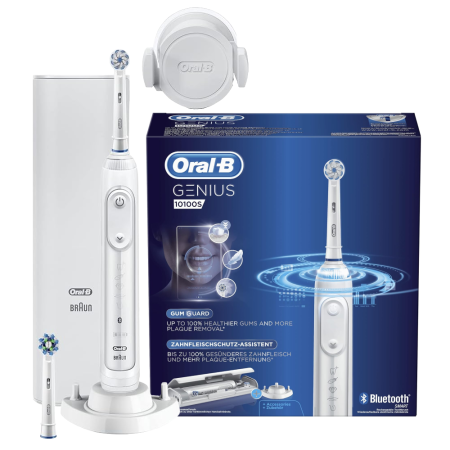 Электрическая зубная щетка Oral-B Genius 10100S White (D701.524.6XC)