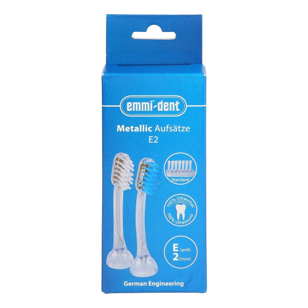 Насадки стандартные (Е2) для УЗ щетки Emmi-dent 6 Professional, 2 шт