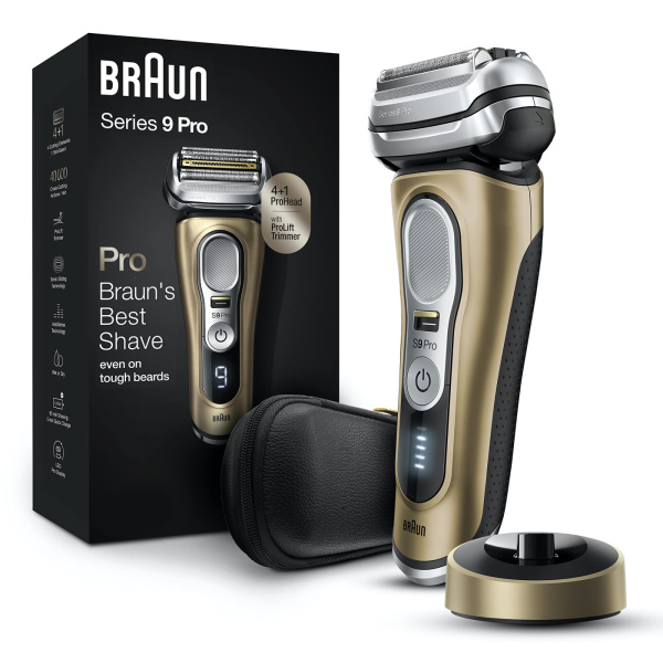 Электробритва Braun Series 9 Pro 9419S Wet & Dry, золотой