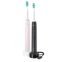 HX3675/15 - Набор электрических зубных щеток Philips Sonicare 3100 series, розовая и черная