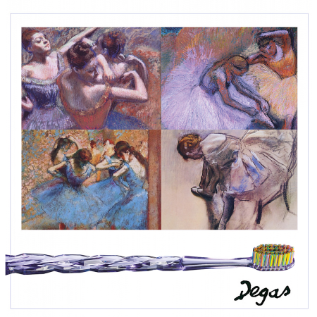 Montcarotte Зубная щетка "Дега" 0.15mm, мягкая (МС204)