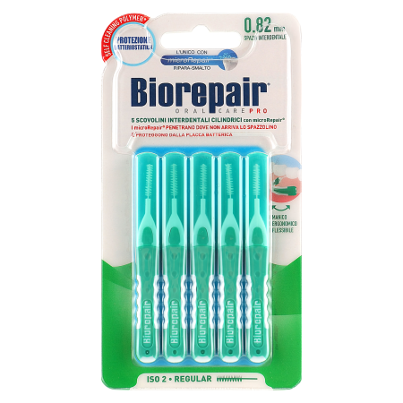 Biorepair Цилиндрические ершики 0,82 мм (5 шт) Biorepair Цилиндрические ершики 0,82 мм (5 шт)