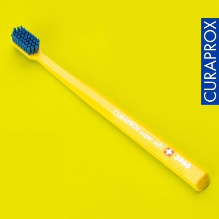 Зубная щетка CURAPROX "supersoft" CS3960 ЖЕЛТАЯ