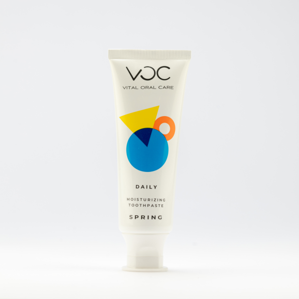 Зубная паста VOC Daily SPRING Увлажнение (желтая), 75 мл