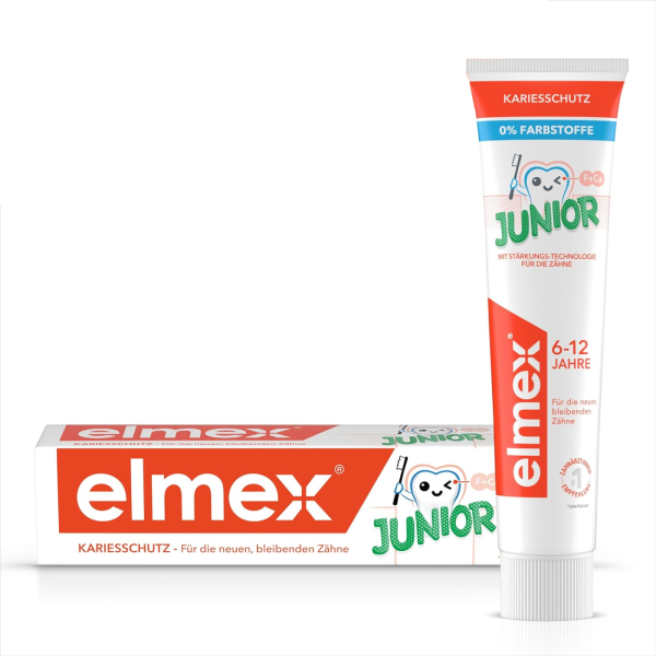 Зубная паста Elmex Junior ЭЛМЕКС Юниор, 75 мл (6-12 лет)