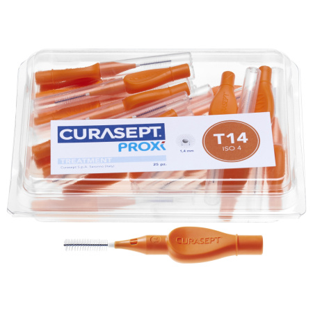 CURASEPT PROXI T14 ORANGE межзубные ершики (25 шт) БОЛЬШАЯ УПАКОВКА